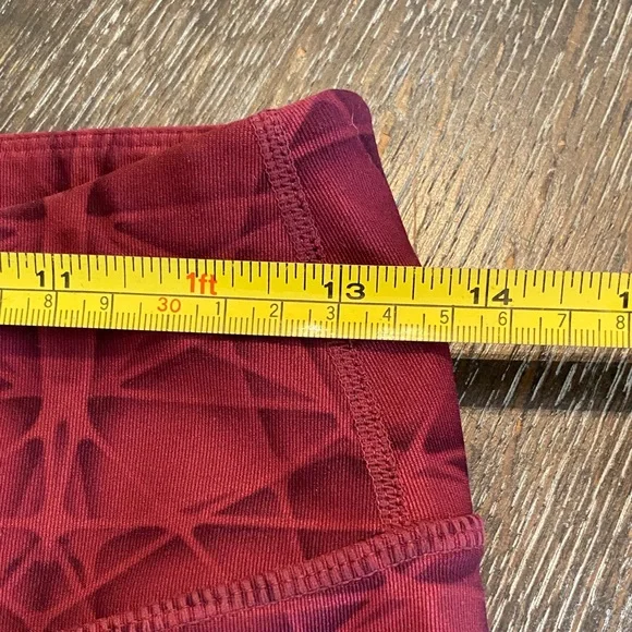 MPG Maroon Patterned Activewear - Picture 7 of 10